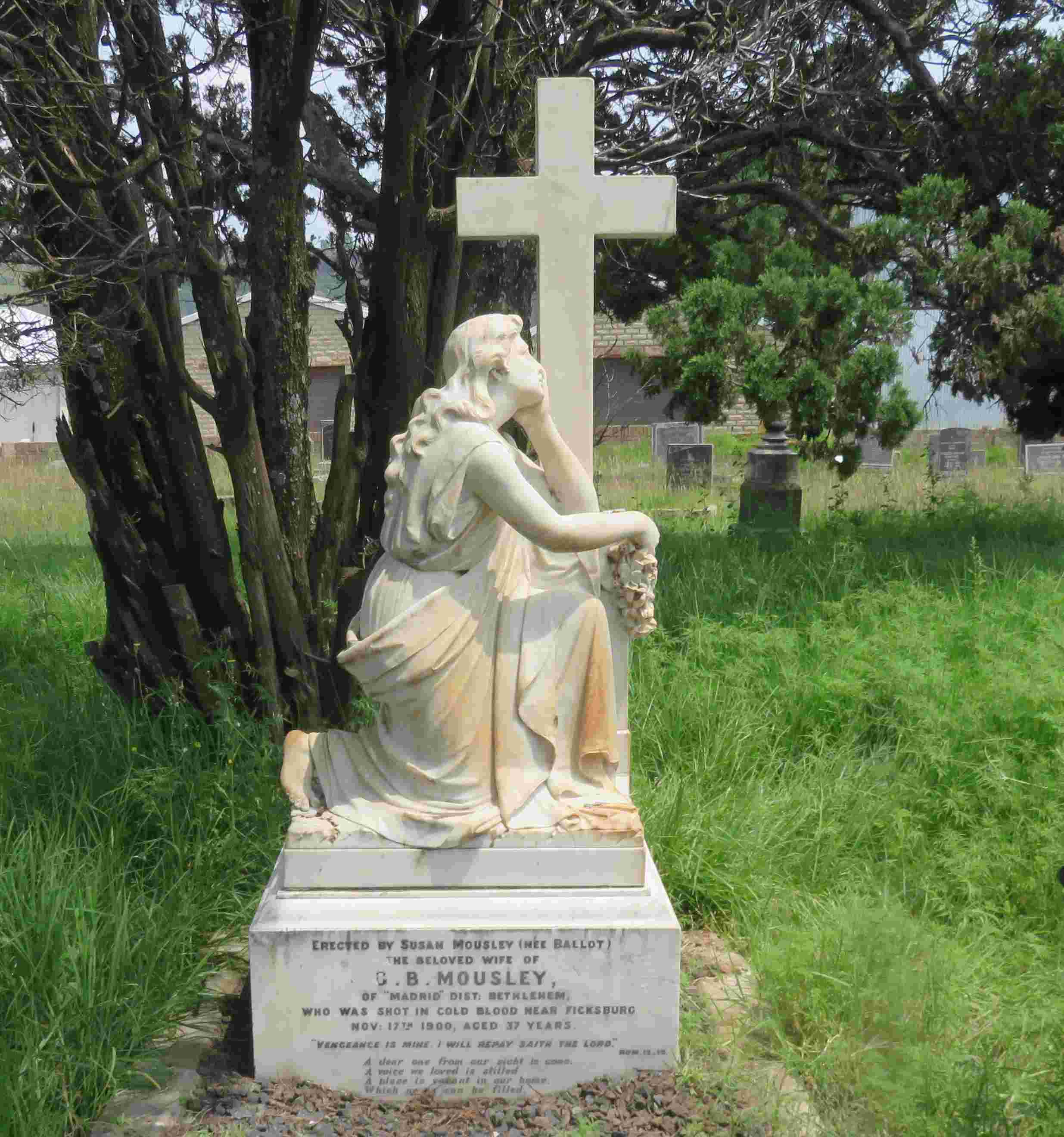 Ficksburg Mousley grave